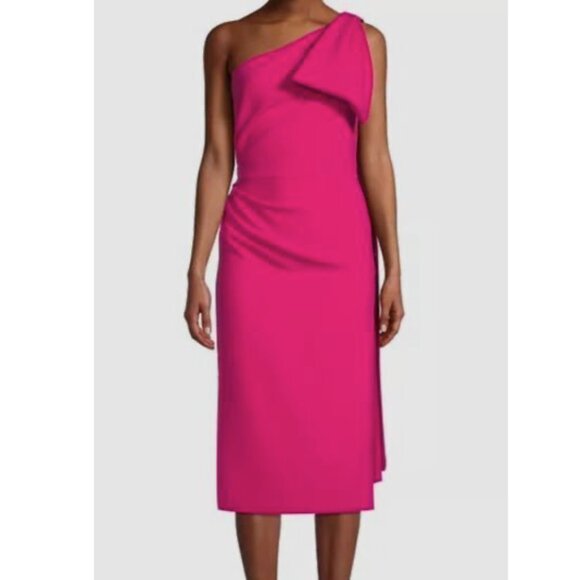 Sachin + Babi Fuchsia One Shoulder Dress - Picture 1 of 11